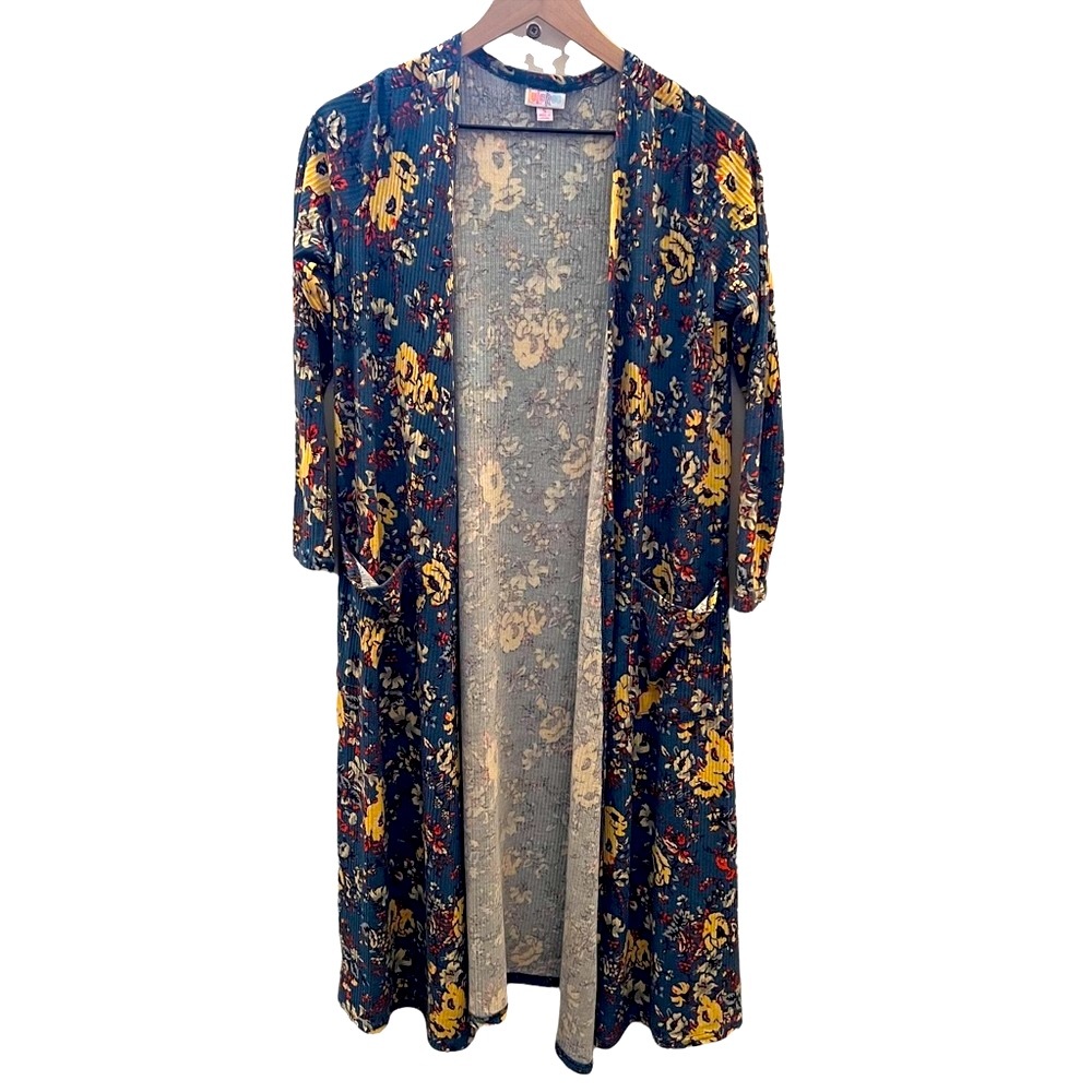 LuLaRoe Long Sleeve Duster Cardigan With Pockets |Size Small